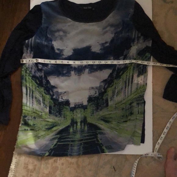 Marc Aurel tunic t shirt in blue, green and white - Picture 6 of 6